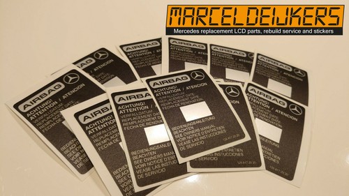 Adesivi mercedes airbag - mercedes,