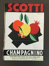 ETICHETTA ANNI 30 DECO ,SCOTTI