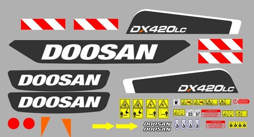 Doosan 420 decalcomanie - doosan,