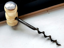 ANTIQUE CORKSCREW SILVER &