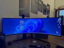 Samsung Odyssey Neo G9 49" Mini-LED Monitor da Gioco - Bianco