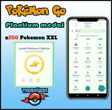 Pokemon xxl 250 per - pokemon, medaglia
