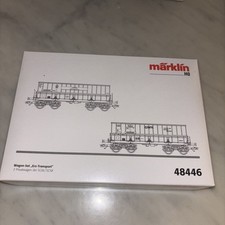 Marklin Trains Electrique HO NEUF Boîte  Ref 48446 Wagons Transport De Minerais