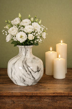 Vaso ceramica effetto marmo - ceramica,