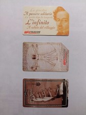 3 SCHEDE TELEFONICHE RARE - DI
