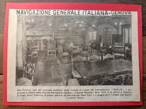 1925 genova pubblicita - genova, in
