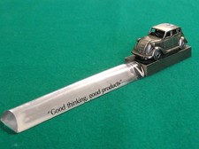 A226_TOYOTA LENTE INGRANDIMENTO CON MACCHININA IN METALLO - Gadget pubblicitario