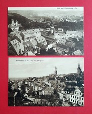 2 cartoline Waldenburg 1925