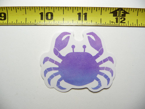 Crab beach piccolo adesivo - beach,