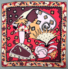 Magnifique foulard vintage "
