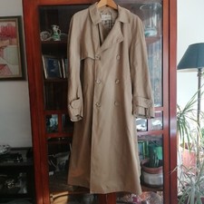 BORSALINO trench cappotto impermeabile uomo vintage taglia 48 IT = M