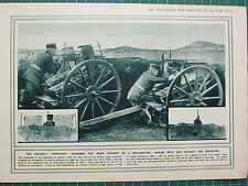 1915 WWI WW1 Stampa ~ Fucile Periscopio Del Soldato Con E Senza Iposcopio