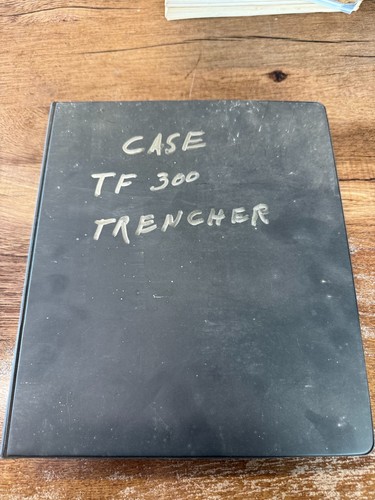 Case model tf300 trencher - model,