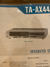TA-AX44/44B - Sony Amplifier -