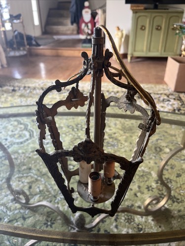 Lampadario antico vittoriano