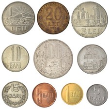 Romania Coins Lei Leu Bani |
