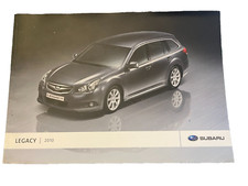 Brochure depliant catalogo pubblicitario auto SUBARU LEGACY 2010