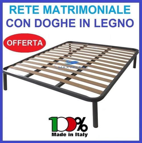 Rete letto ortopedica doghe - ortopedica, in