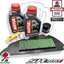 Tagliando HONDA SH 300 i con-senza abs 2011 2012 / Olio Motul + Filtri Candela