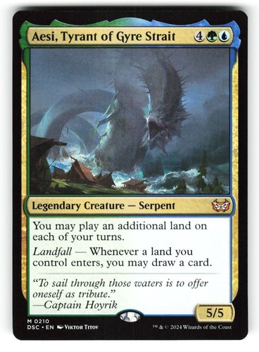 Aesi tyrant gyre strait - of,