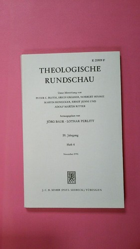 262832 theologische rundschau - theologische,