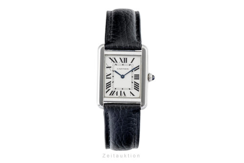 Cartier tank solo acciaio - cartier,