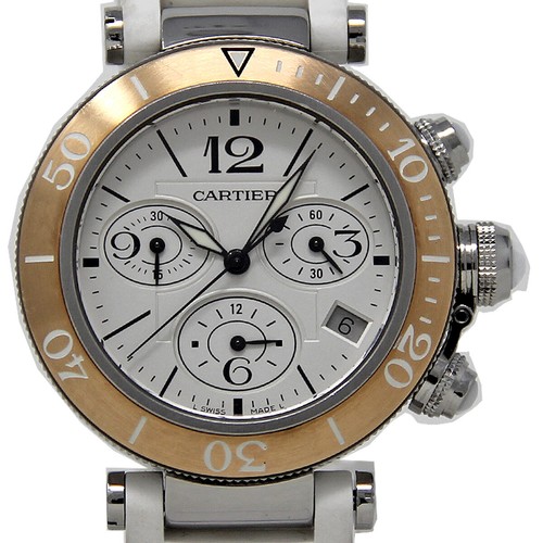 Cartier pasha seatimer white - seatimer,