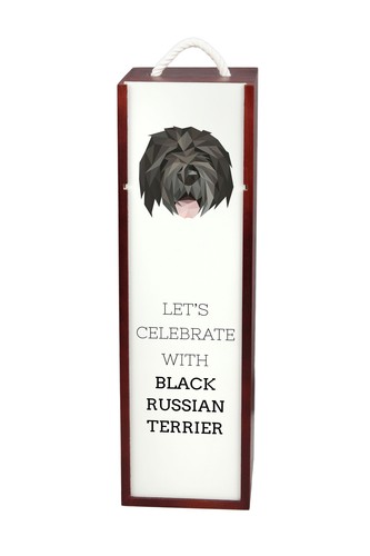 Terrier nero russo scatola - russo,