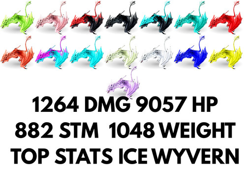 Ice wyvern 1264 - wyvern,