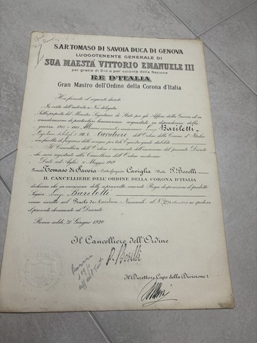 Diploma cavaliere ordine - diploma,