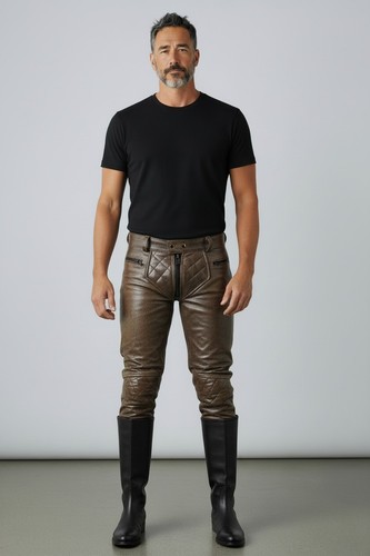Pantaloni bikers uomo vera