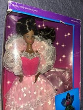 Barbie Dream Glow Doll 1985 Superstar Mattel esposta fuori scatola mai giocata AA