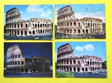 Roma il Colosseo viaggiata Lotto 4 cartoline