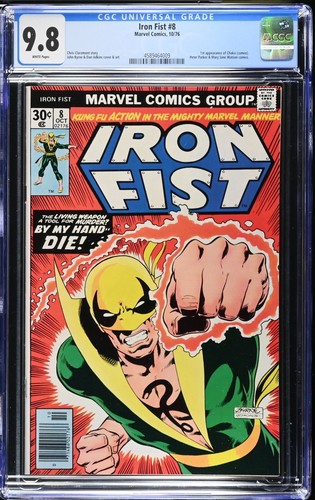 Iron fist cgc 8 - #8, (1976