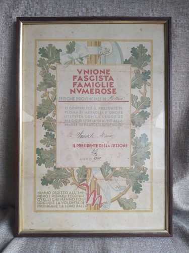 Quadro diploma onore - diploma,