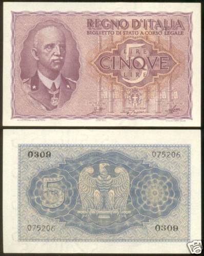 Lire 1944 dittatura - lire,