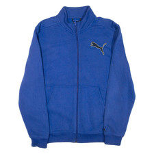 Felpa uomo PUMA full zip blu