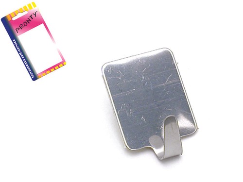 Ganci adesivi inox blister - adesivi,