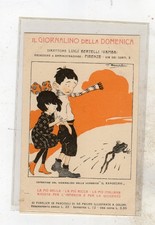 cartolina pubblicitaria  IL GIORNALINO DELLA DOMENICA ILLUSTRATORE  ?? 3