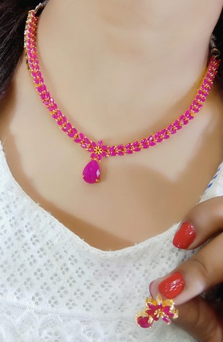 Set collana zirconi placcati