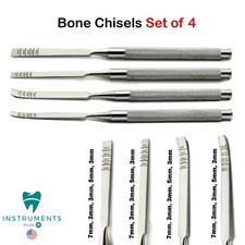 Set di 4 scalpelli dentali -