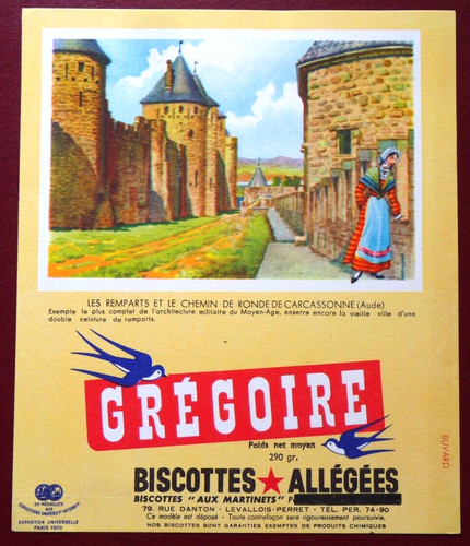 Buvard biscottes grégoire - buvard,