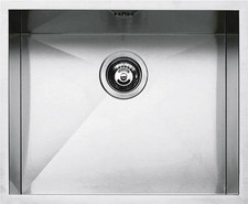 BARAZZA lavello 1 vasca quadra sottotop 1Q5040S raggio 0