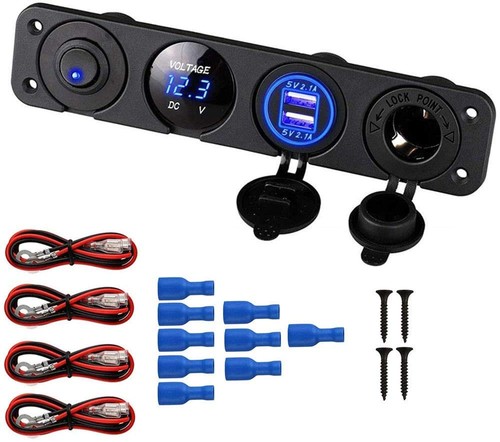 Pannello presa doppia usb - pannello, per