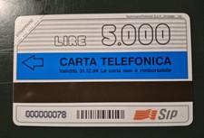 Scheda telefonica rara prova - telefonica,