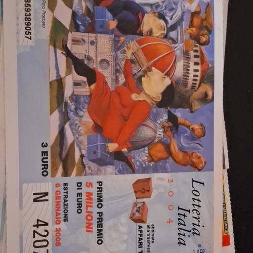 Biglietti lotteria italia - 38,