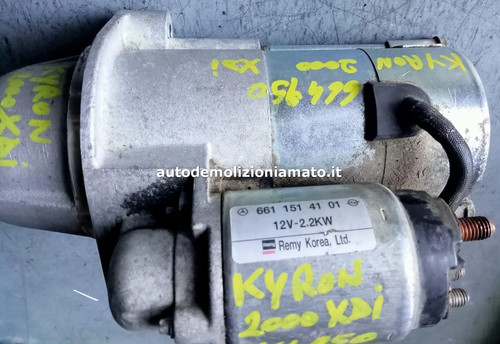 Motorino avviamento ssangyong - avviamento,