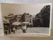 scena di strada insegna Necchi anni '50 foto originale d'epoca