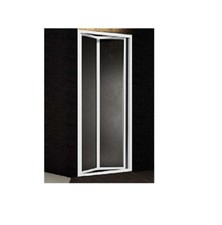 PORTA BOX DOCCIA ACRILICO 3 MM NICCHIA PORTA A LIBRO PIEGHEVOLE H 185 CM 