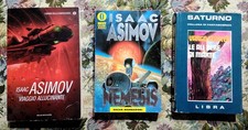 Lotto 3 romanzi FANTASCIENZA Isaac Asimov Nemesis Viaggio Allucinante IN OFFERTA
